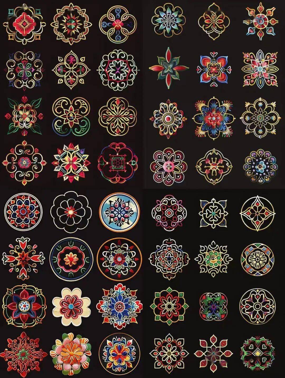 國風古韻-刺繡紋飾紋樣圖案設計分享!