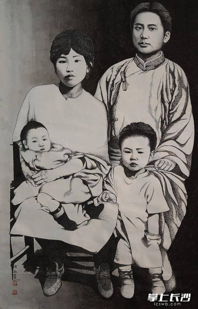 長沙黨史館收藏畫作《如願》 填補毛澤東家庭主題畫作歷史館藏空白