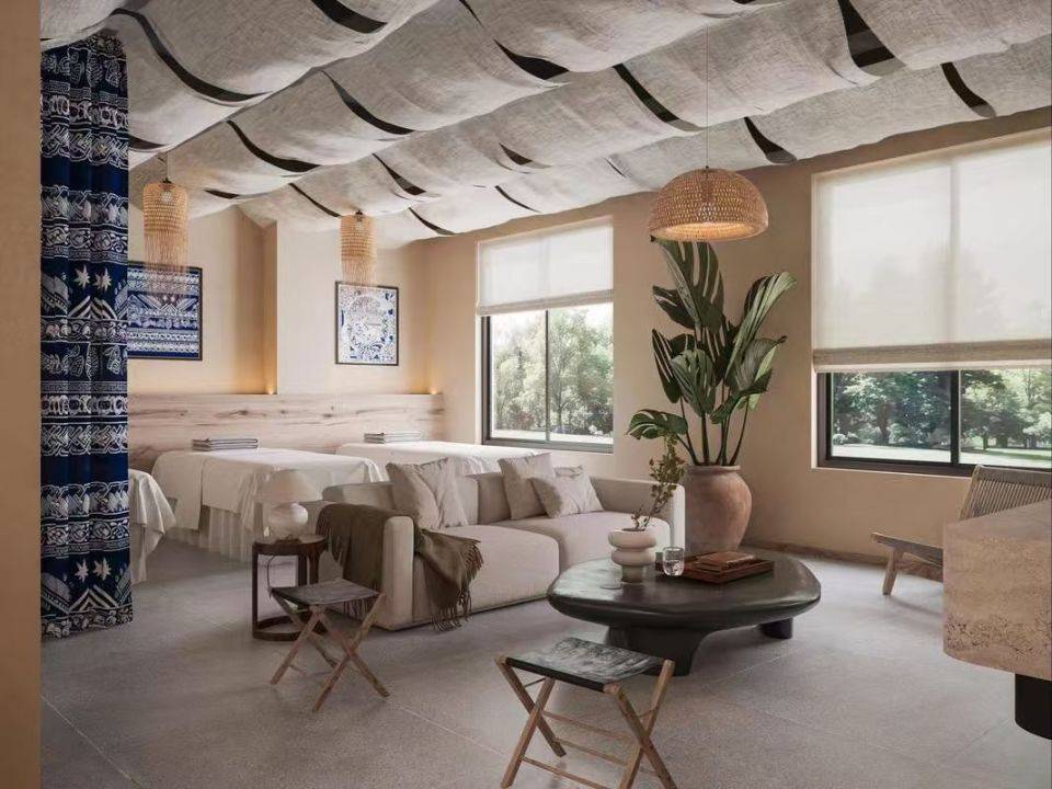 陝西養生館裝修，陝西美容院裝修施工，陝西中醫館裝修施工