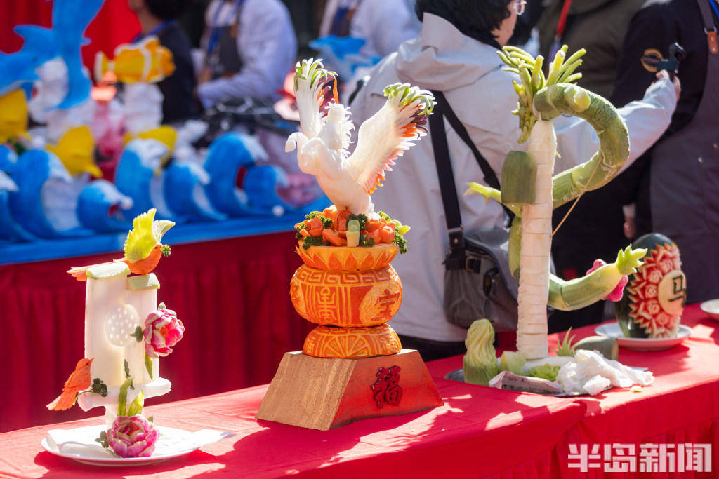 蘿蔔雕刻，大開眼界！