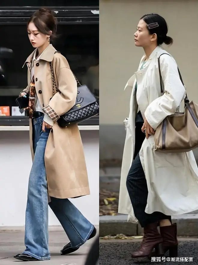 原創今年春天流行的“闊腿褲”，這樣穿時髦減齡又高階，趕快收藏起來
