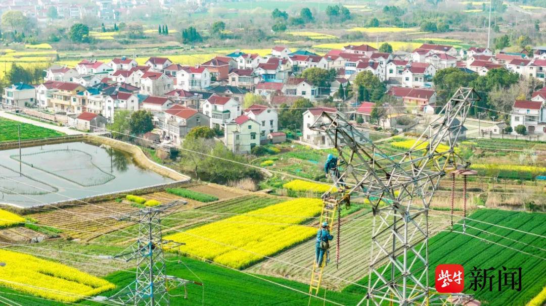 空中接力！南京高淳這條執行十三年的輸電大動脈絲滑“搬家”