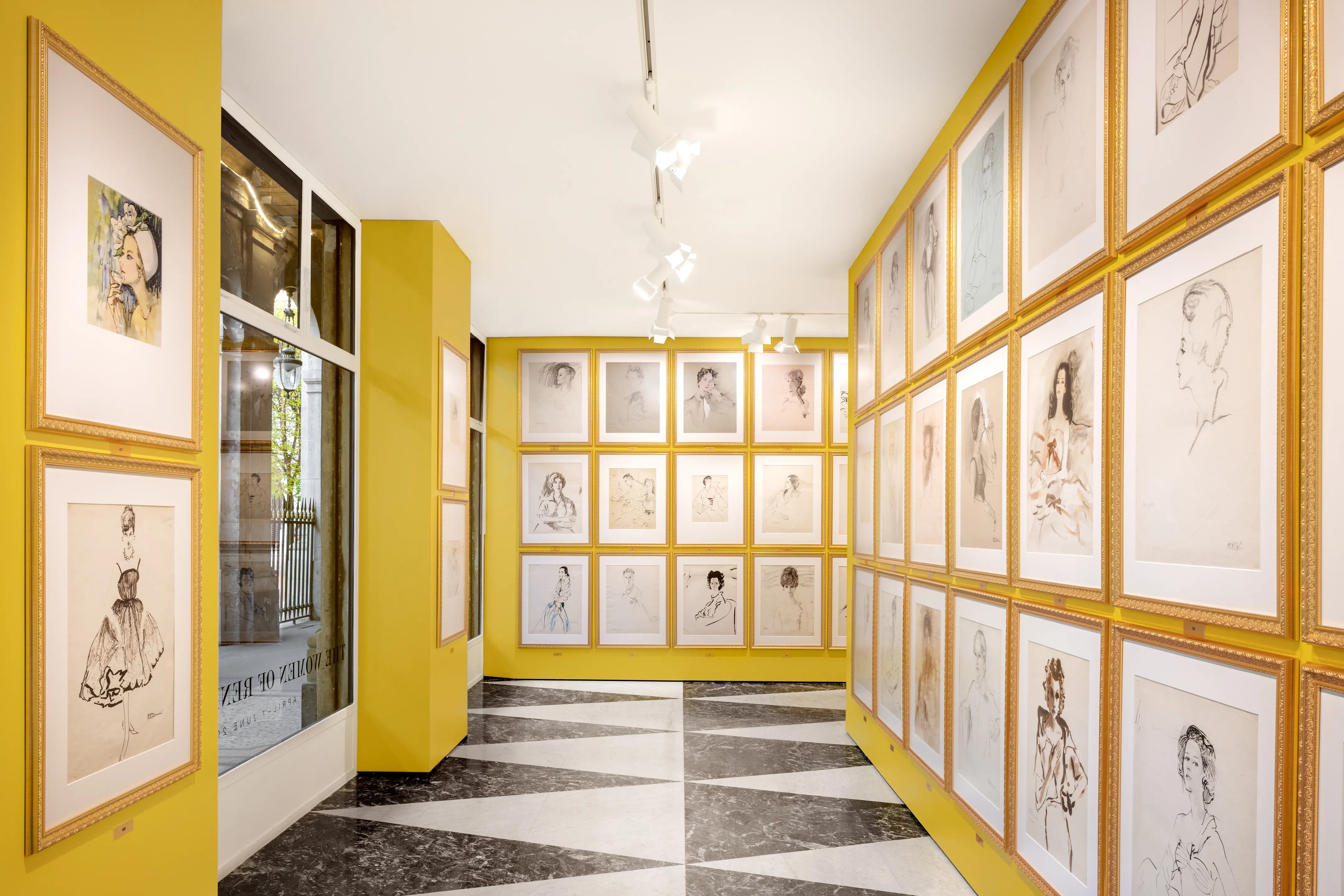 Acne Paper Palais Royal展出 René Bouché女性肖像畫作