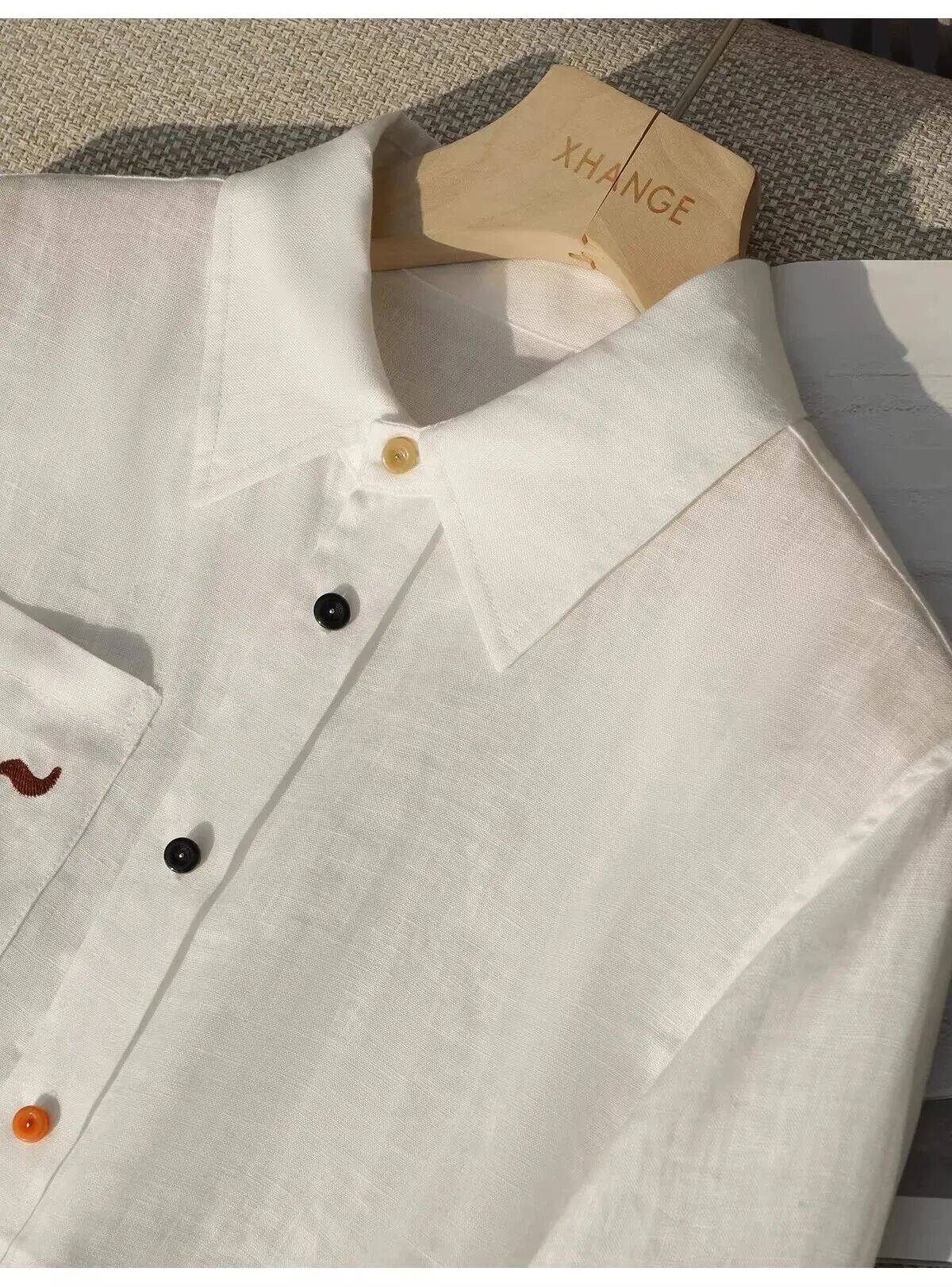 今夏爆火“老錢風”刺繡襯衫！太太顯氣質了