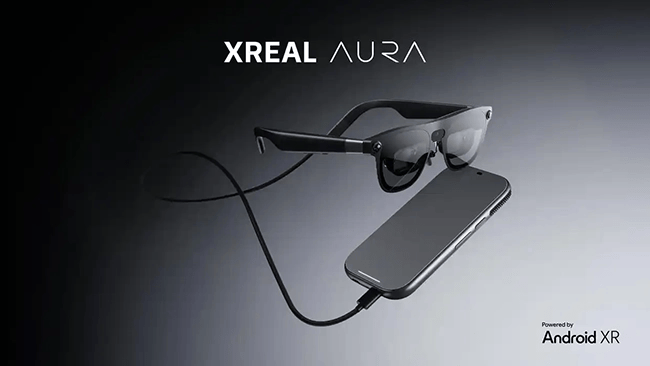 首款輕量化空間計算XR眼鏡XREAL AURA海外開啟預訂