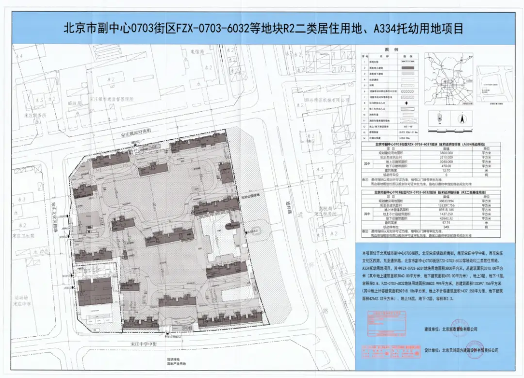 宋莊這片新住宅地塊公示了！配建幼兒園，還有在建中學…